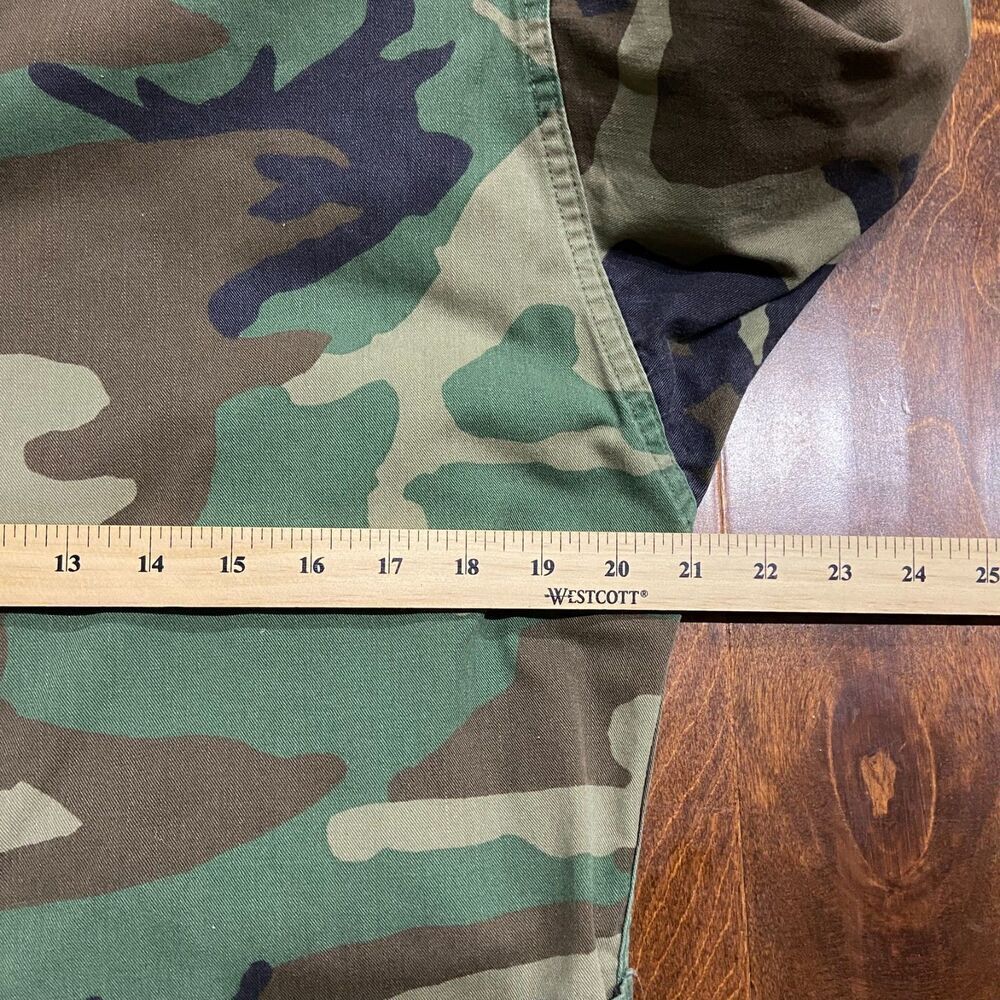 US Army Camouflage Ripstop Military Field Jacket Green Brown Men's Size Small - Picture 8 of 9